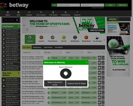 website thubmnail of Betway.co.ke