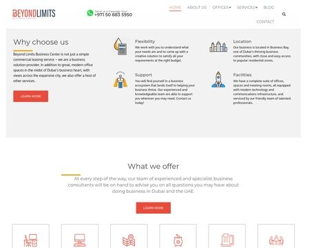 website thubmnail of Beyond Limits Business Center