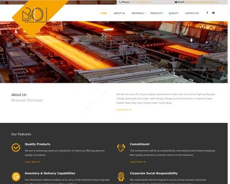 website thubmnail of Bhansalioverseas