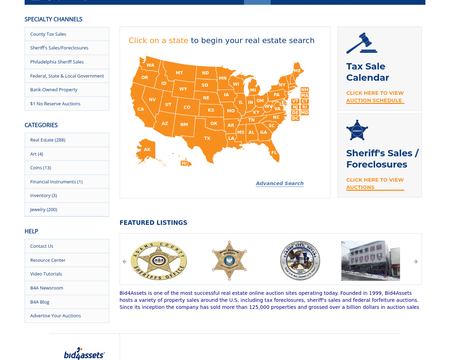 website thubmnail of Bid4assets