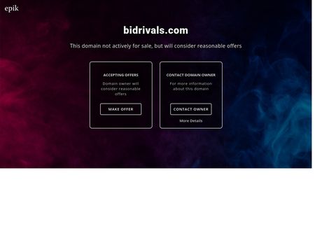 website thubmnail of BidRivals