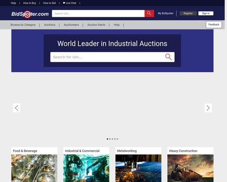 website thubmnail of Bidspotter.com
