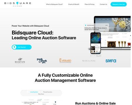 website thubmnail of Bidsquarecloud
