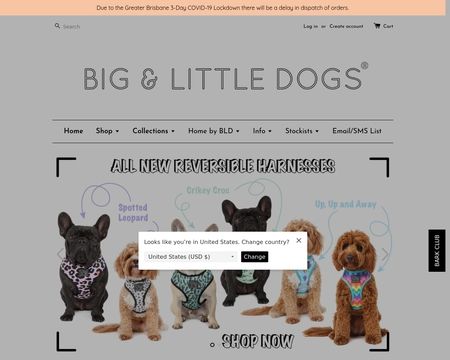 website thubmnail of BIG & LITTLE DOGS