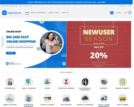 website thubmnail of Bigeasymart