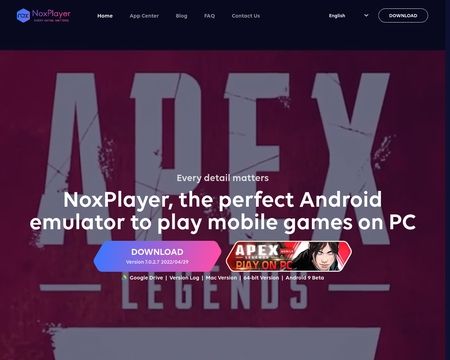 website thubmnail of NoxPlayer