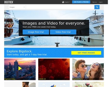 website thubmnail of Big Stock Photo