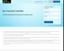 Thumbnail of Bigthoughtpapers.com
