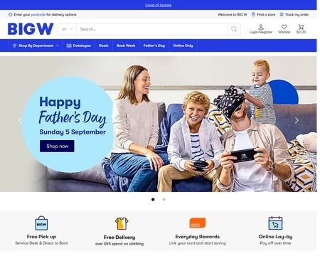 website thubmnail of BigW