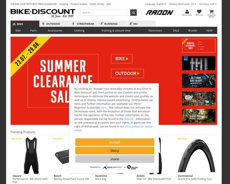 website thubmnail of Bike-Discount