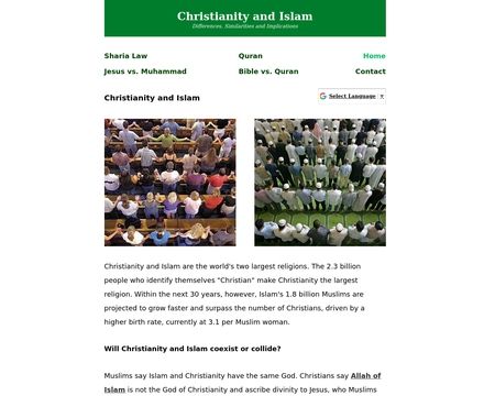 Christianity And Islam