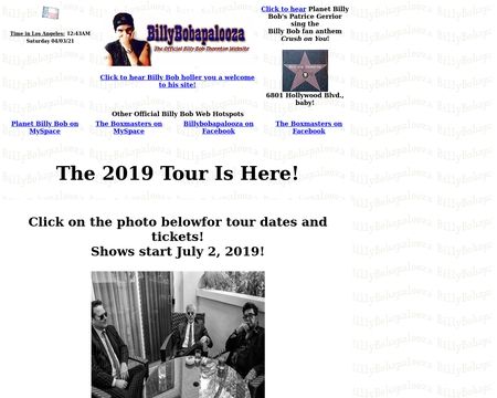 website thubmnail of Billybobthornton.net