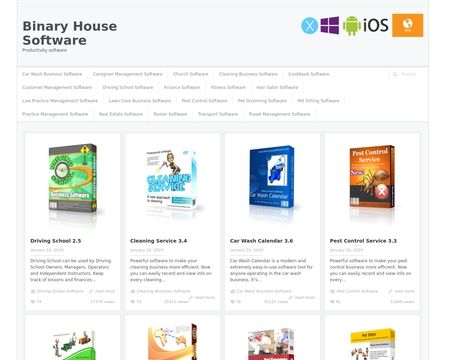 website thubmnail of Binary House Software