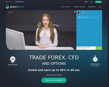website thubmnail of BinaryMate