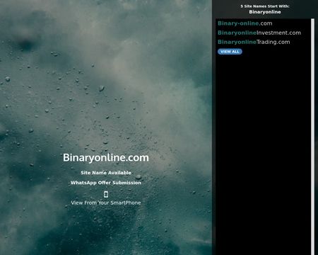 website thubmnail of BinaryOnline