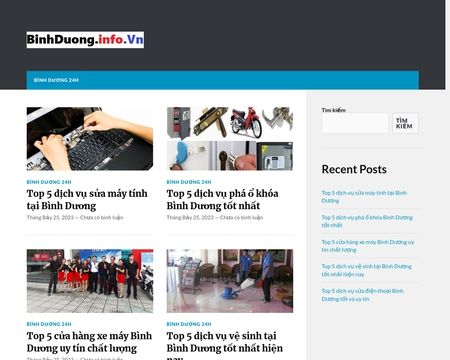 website thubmnail of Binhduong.info.vn