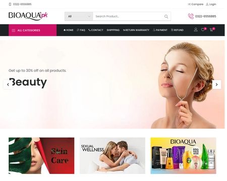 website thubmnail of Bioaqua.pk