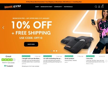 website thubmnail of BionicGym