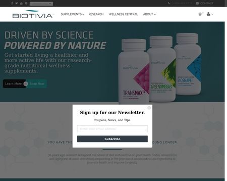 website thubmnail of Biotivia