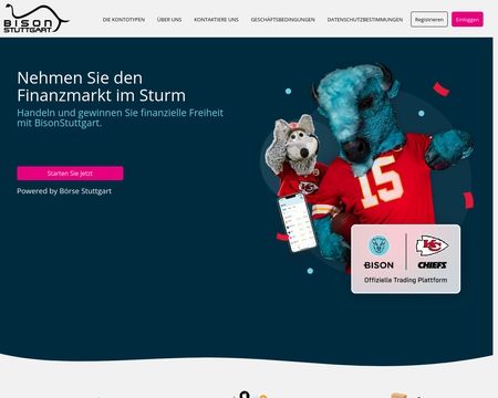 website thubmnail of Bison Stuttgart