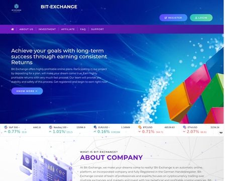 website thubmnail of Bit-exchange