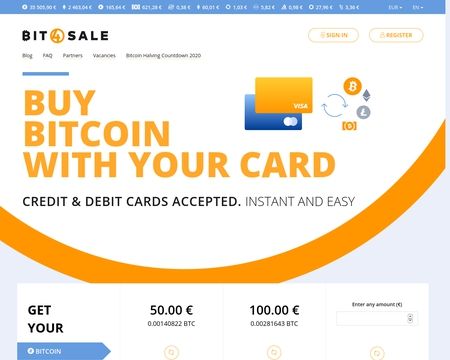 website thubmnail of Bit4Sale