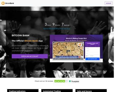 website thubmnail of Bitcoin Bank