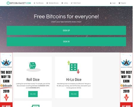 website thubmnail of Bitcoin-faucet