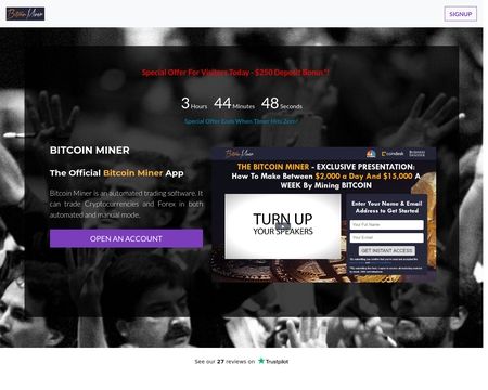 website thubmnail of Bitcoin Miner