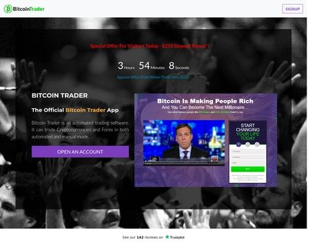 website thubmnail of Bitcoin Trader