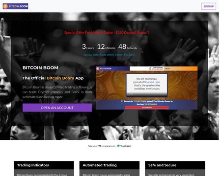 website thubmnail of Bitcoin Boom