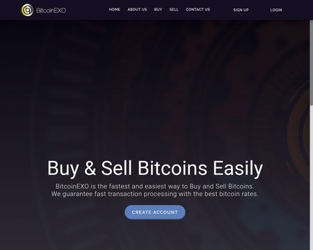 website thubmnail of BitcoinEXO