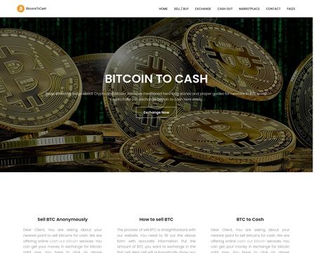 website thubmnail of Bitcoins-to-cash
