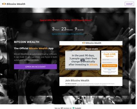 website thubmnail of Bitcoin Wealth