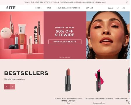 website thubmnail of Bite Beauty
