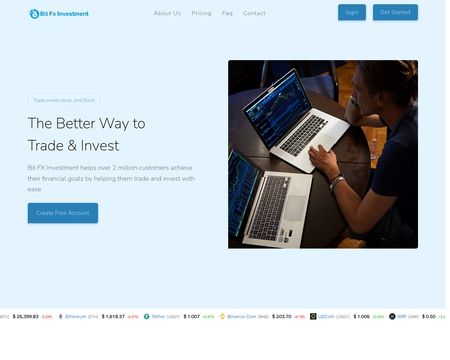 website thubmnail of Bitfxinvstment