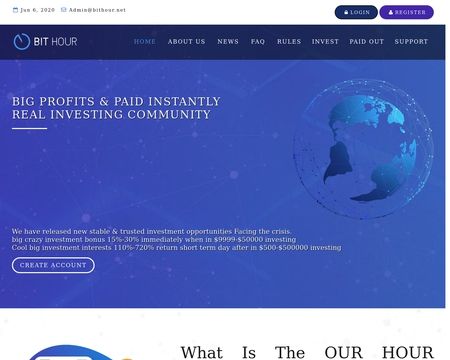 website thubmnail of Bit Hour