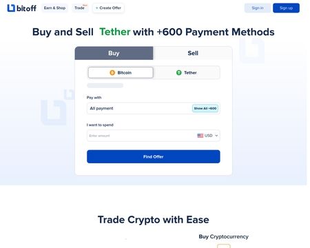 website thubmnail of Bitoff.io