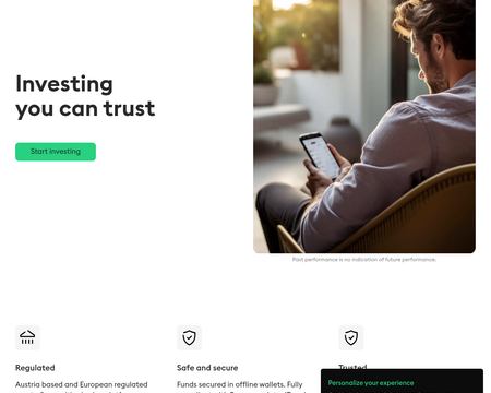 website thubmnail of Bitpanda