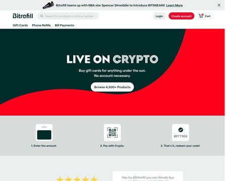 website thubmnail of Bitrefill