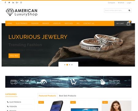 website thubmnail of American Luxury Shop