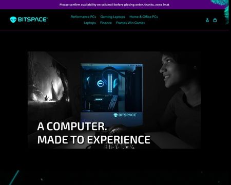 website thubmnail of Bitspace.co.in