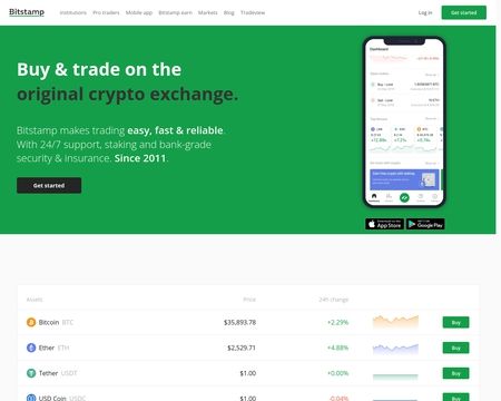 website thubmnail of Bitstamp