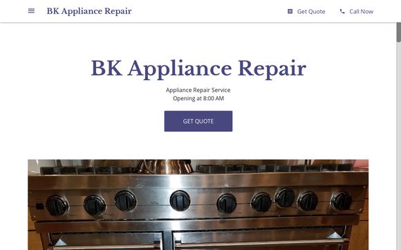 Thumbnail of Bkappliancerepairs.com