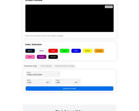 website thubmnail of Black-screen.cc