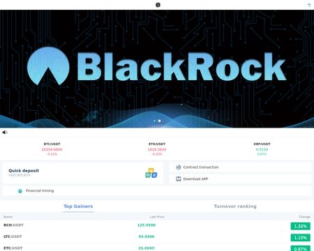 website thubmnail of Blackcoin-us