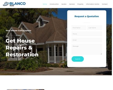 website thubmnail of Blanco Roofs
