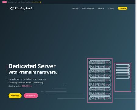 website thubmnail of Blazingfast.io