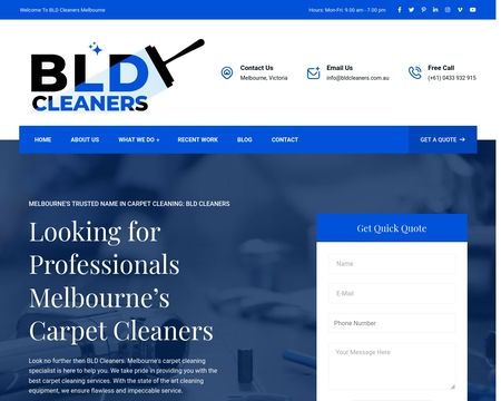 website thubmnail of Bldcleaners.com.au