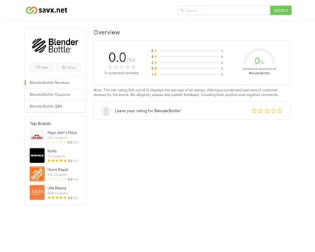 Blenderbottle.savx.net